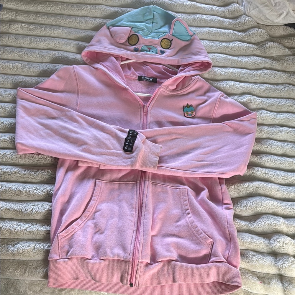 Cat & Jack Pink and Blue Cozy Hoodies